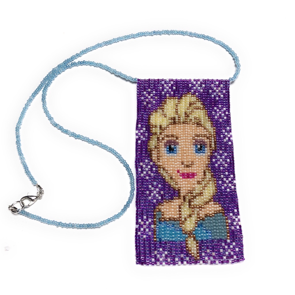 Custom Handmade Frozen Elsa Necklace